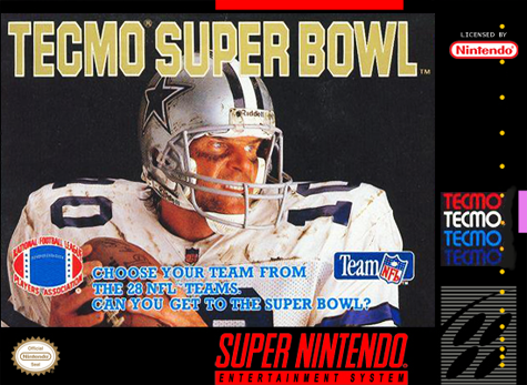 Tecmo Super Bowl III box art for Super Famicom